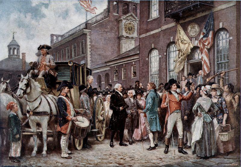 Washington's Inaugration at Philadelphia, Jean Leon Gerome Ferris